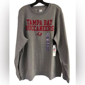 NWT NFL Tampa Bay Buccaneers Football Gray Sweatshirt Size 2XL